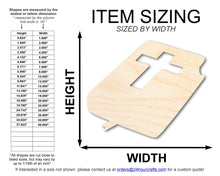 Load image into Gallery viewer, Unfinished Wood Bible Shape | DIY Craft Cutout | up to 46&quot; DIY
