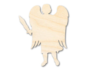 Unfinished Wood Saint Michael Shape | DIY Craft Cutout | up to 46" DIY