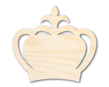 Load image into Gallery viewer, Unfinished Wood Crown Shape | DIY Craft Cutout | up to 46&quot; DIY
