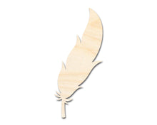 Load image into Gallery viewer, Unfinished Wood Feather Shape | DIY Craft Cutout | up to 46&quot; DIY
