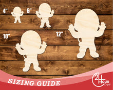 Load image into Gallery viewer, Unfinished Wood Cute Astronaut Shape | DIY Craft Cutout | up to 46&quot; DIY
