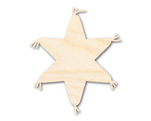 Load image into Gallery viewer, Unfinished Wood Star Pinata Shape | DIY Craft Cutout | up to 46&quot; DIY
