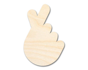 Unfinished Wood Finger Heart Shape | DIY Craft Cutout | up to 46" DIY