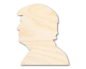 Unfinished Wood Donald J. Trump Shape | DIY Craft Cutout | up to 46" DIY