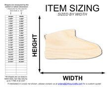 Load image into Gallery viewer, Unfinished Wood Winter Boot Shape | DIY Craft Cutout | up to 46&quot; DIY
