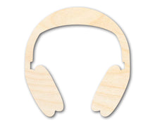 Load image into Gallery viewer, Unfinished Wood Headphones Shape | DIY Craft Cutout | up to 46&quot; DIY
