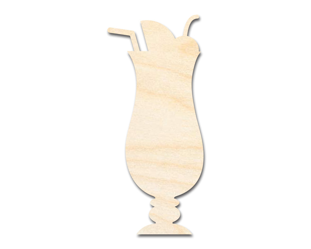 Unfinished Wood Daquari Shape | DIY Craft Cutout | up to 46