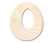 Load image into Gallery viewer, Unfinished Wood Groovy O Font Shape | DIY Craft Cutout | up to 46&quot; DIY
