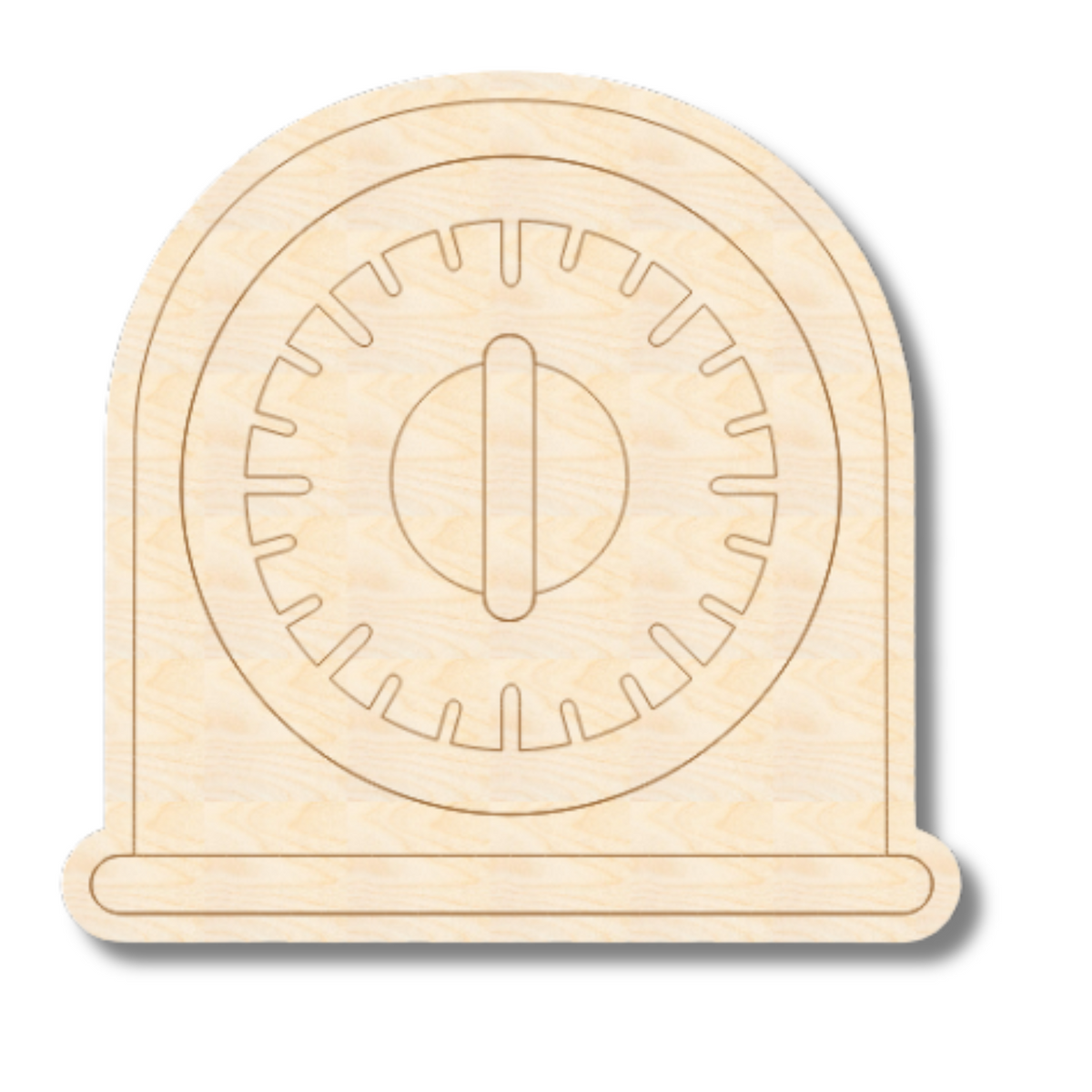 Unfinished Wood Etched Kitchen Timer Shape | Paint By Line Crafts | up ...