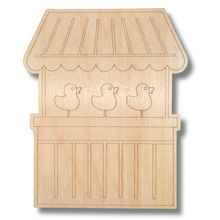 Load image into Gallery viewer, Unfinished Wood Etched Duck Game Shape | Paint By Line Crafts | up to 30&quot; DIY
