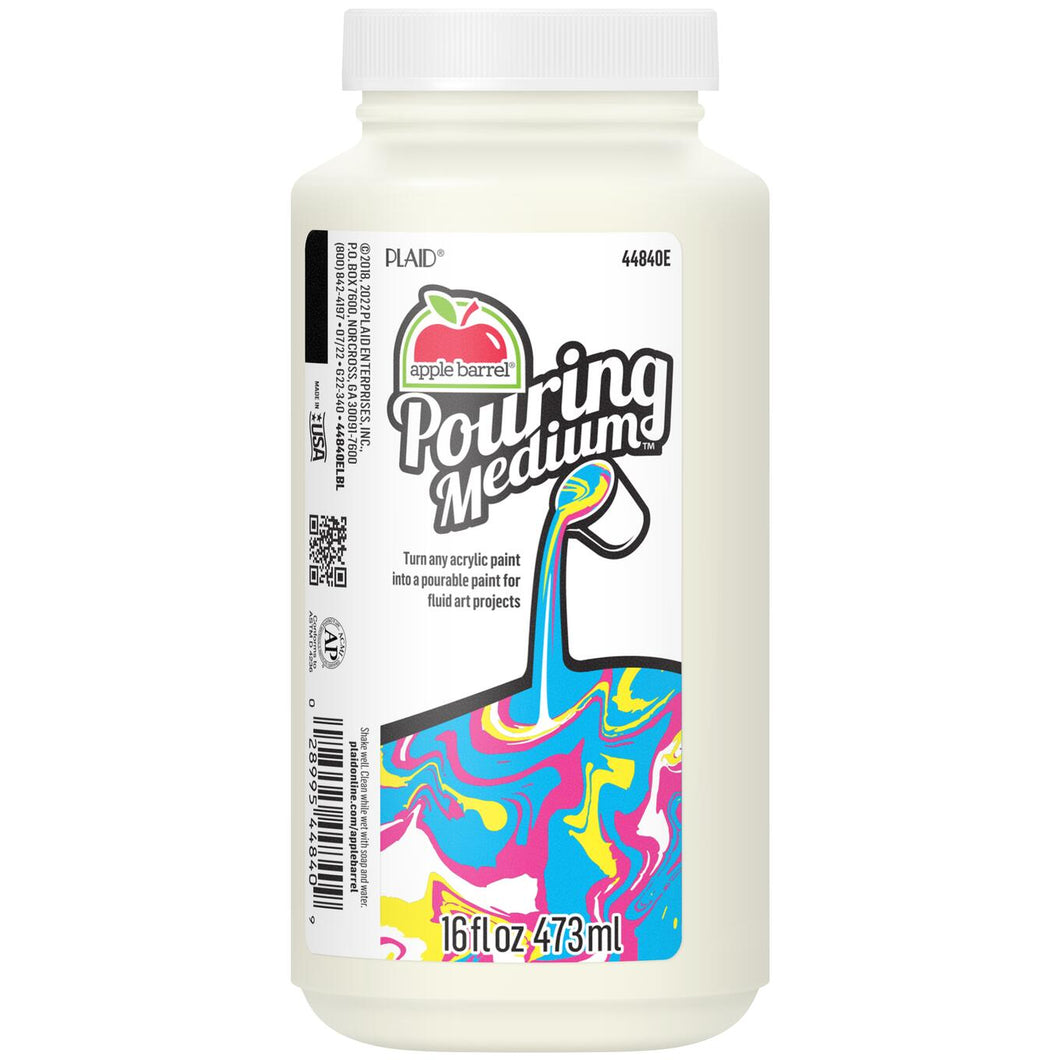 Acrylic Pouring Medium | MADE IN THE USA | 16 oz | Create Stunning Fluid Art with 24 Hour Crafts!