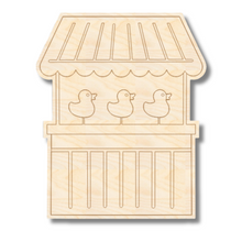 Load image into Gallery viewer, Unfinished Wood Etched Duck Game Shape | Paint By Line Crafts | up to 30&quot; DIY
