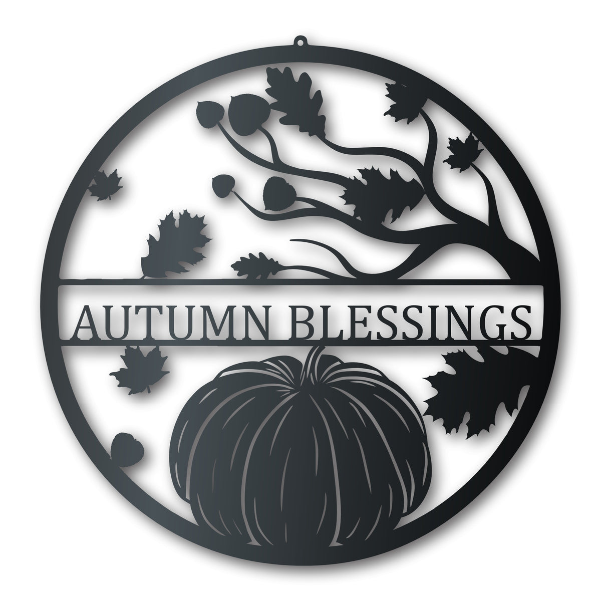 Custom Metal Autumn Day Wall Art | Indoor Outdoor | Up to 36