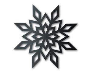 Metal Snowflake | Winter | Indoor Outdoor | Up to 36" | Over 20 Color Options