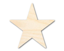 Load image into Gallery viewer, Bigger Better | Unfinished Wood Star Shape | DIY Craft Cutout |

