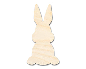 Bigger Better | Unfinished Sitting Bunny Shape |  DIY Craft Cutout