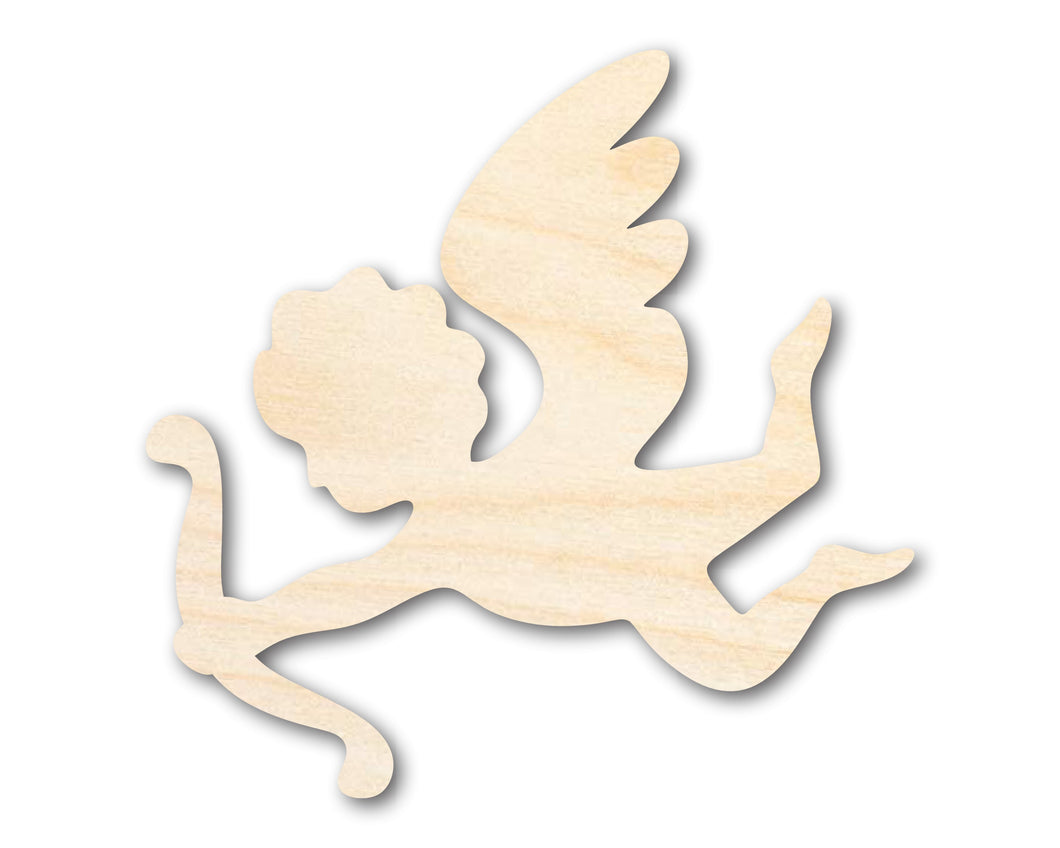 Bigger Better | Unfinished Wood Cupid Shape | DIY Craft Cutout |