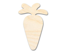 Load image into Gallery viewer, Bigger Better | Unfinished Wood Carrot Silhouette |  DIY Craft Cutout
