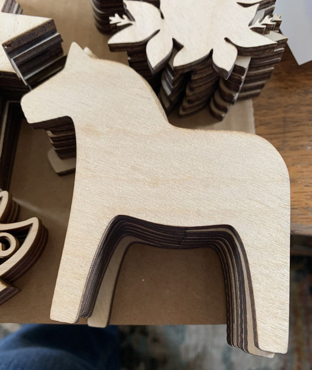 Unfinished Wood Dala Horse Shape - Animal - Craft - up to 46