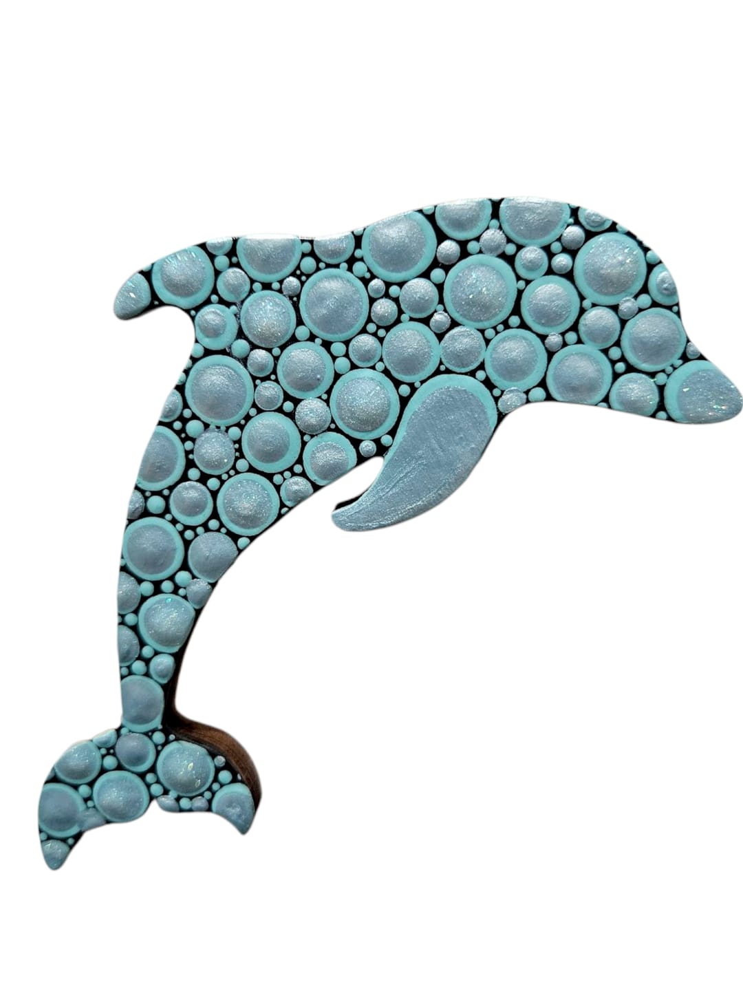 Unfinished Wood Dolphin Shape - Craft - up to 46
