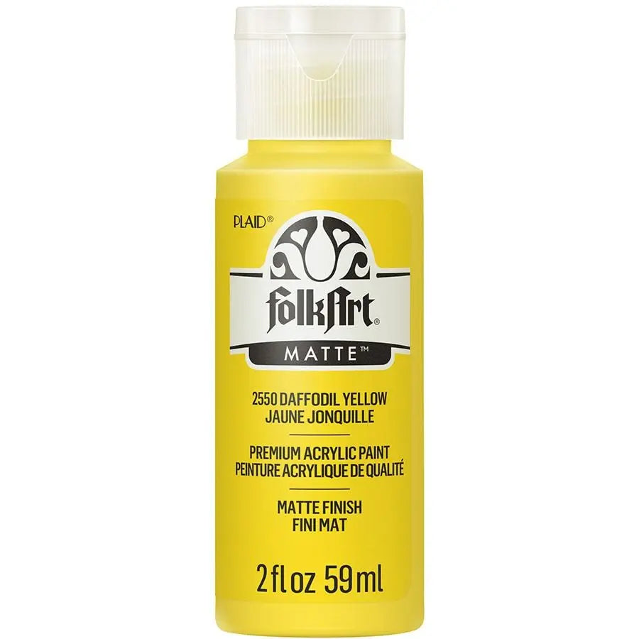 FolkArt Acrylic Paint | 2 oz | Matte Multi-Surface Craft Paint | MADE IN THE USA | Non-Toxic | 12 Colors
