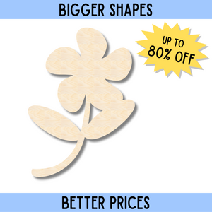 Bigger Better | Unfinished Wood Daisy Flower Silhouette | DIY Craft Cutout |