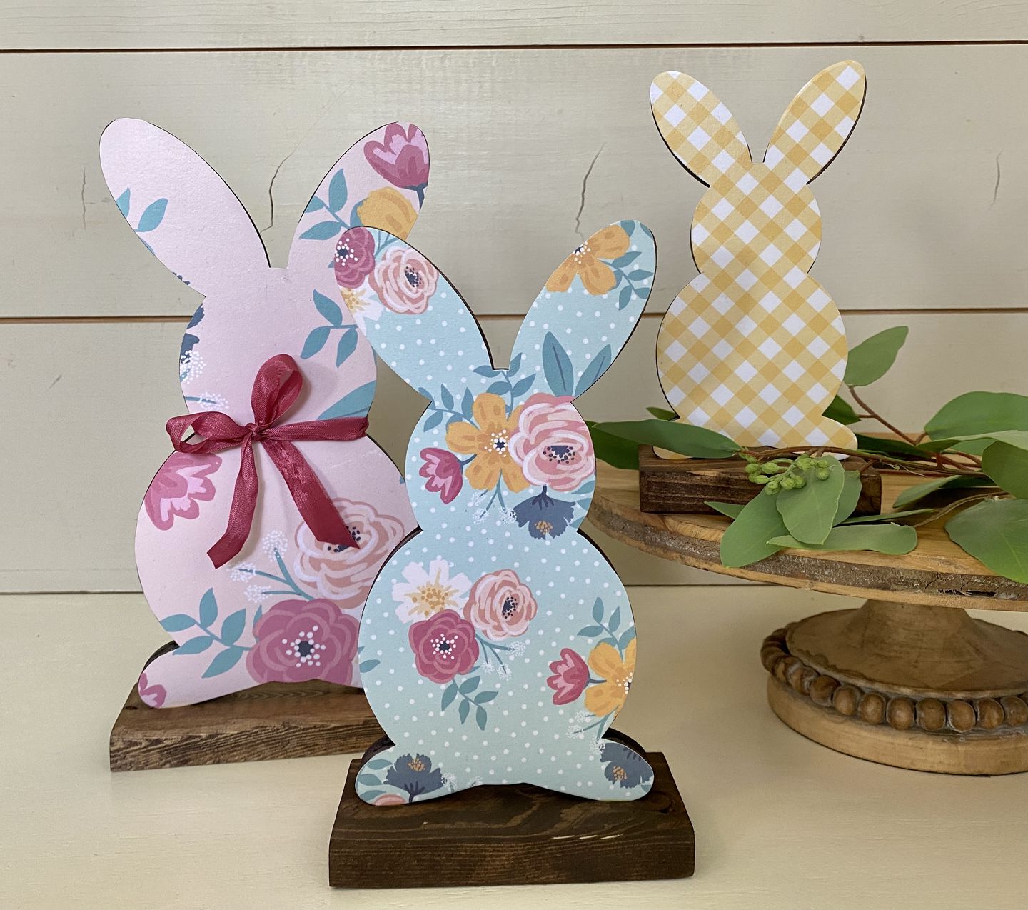 Unfinished Wood Easter Bunny Silhouette - Craft- up to 46