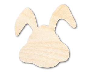 Bigger Better | Unfinished Wood Easter Bunny Silhouette | DIY Craft Cutout |