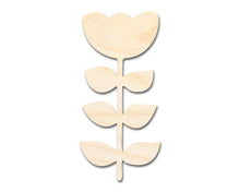 Load image into Gallery viewer, Bigger Better | Unfinished Wood Folk Tulip Shape | DIY Craft Cutout |
