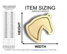 Load image into Gallery viewer, Unfinished Wood 2 Layer Horse Shadowbox Shape | DIY Craft Cutout | up to 46&quot; DIY
