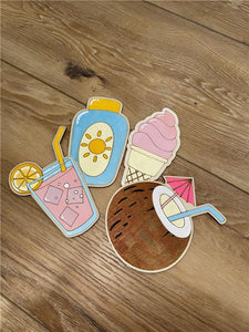 Unfinished Wood Etched Coconut Shape | Paint By Line Crafts | up to 30" DIY