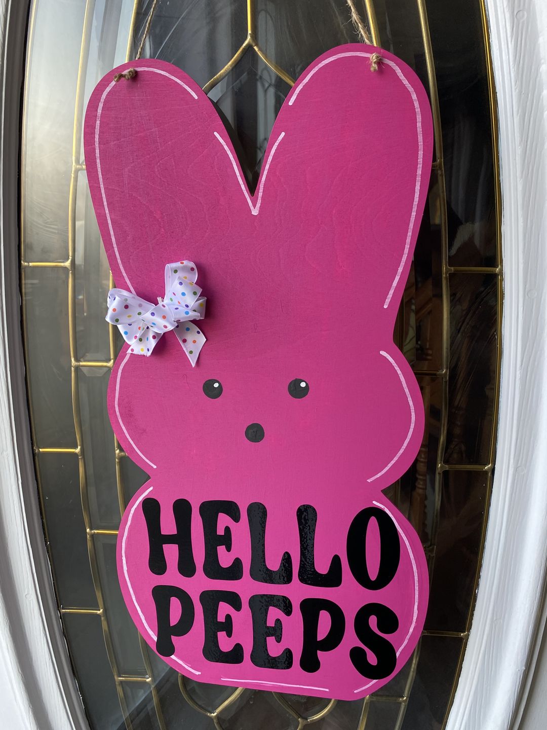 Unfinished Wood Easter Bunny Marshmallow Cutout - Craft- up to 46