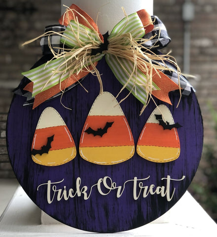 Unfinished Wooden Candy Corn Shape - Halloween - Craft - up to 24" DIY-24 Hour Crafts
