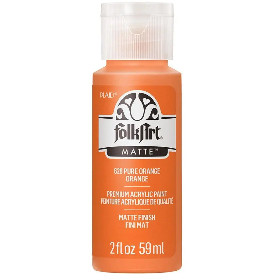 FolkArt Acrylic Paint | 2 oz | Matte Multi-Surface Craft Paint | MADE IN THE USA | Non-Toxic | 12 Colors