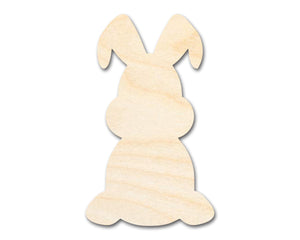 Bigger Better | Unfinished Sitting Bunny Silhouette | DIY Craft Cutout
