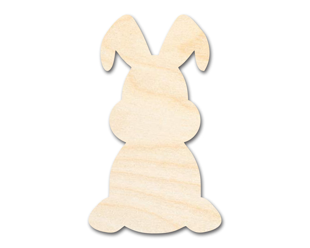 Bigger Better | Unfinished Sitting Bunny Silhouette |  DIY Craft Cutout