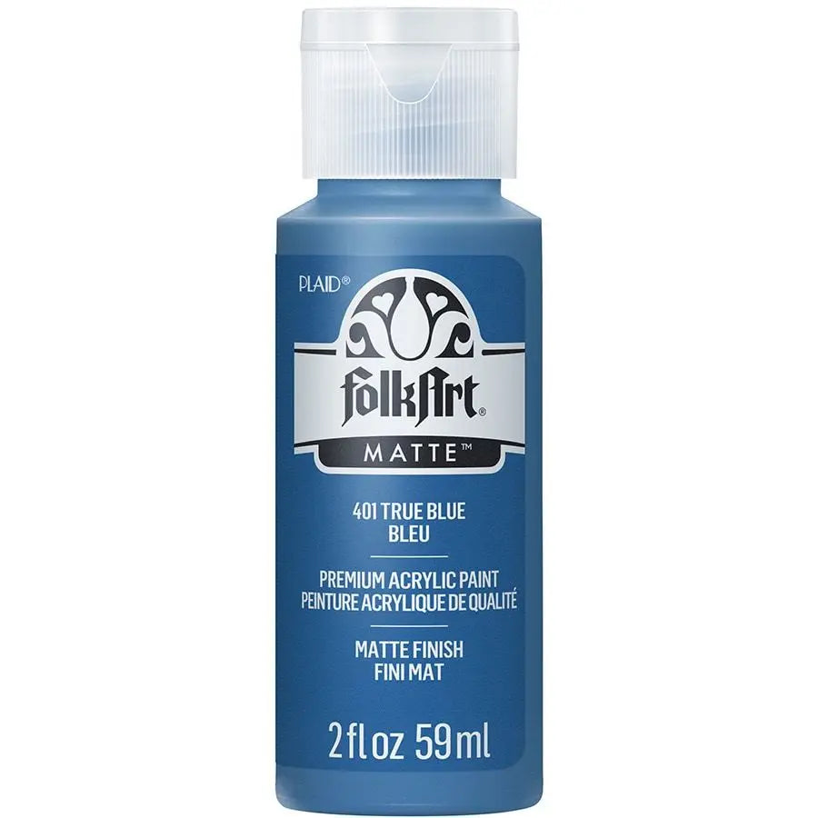 FolkArt Acrylic Paint | 2 oz | Matte Multi-Surface Craft Paint | MADE IN THE USA | Non-Toxic | 12 Colors