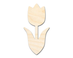 Bigger Better | Unfinished Wood Tulip Flower Shape | DIY Craft Cutout |