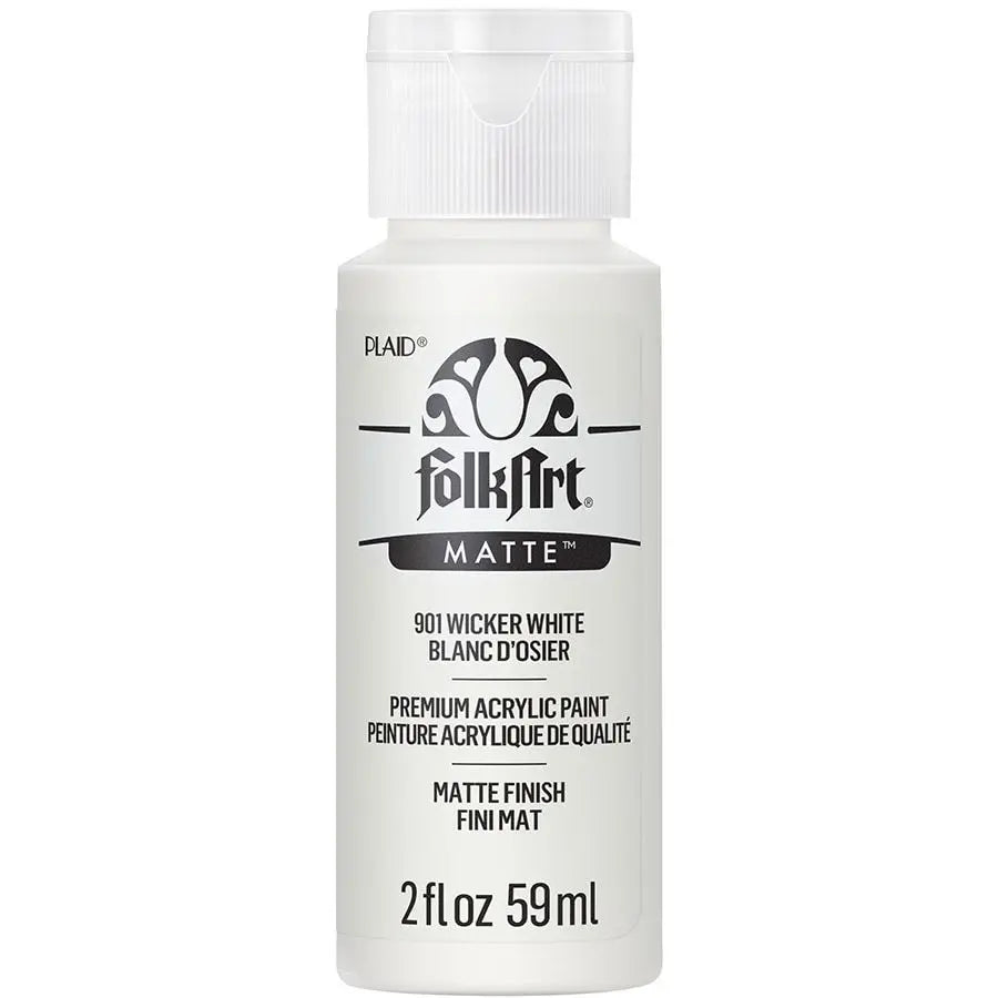 FolkArt Acrylic Paint | 2 oz | Matte Multi-Surface Craft Paint | MADE IN THE USA | Non-Toxic | 12 Colors