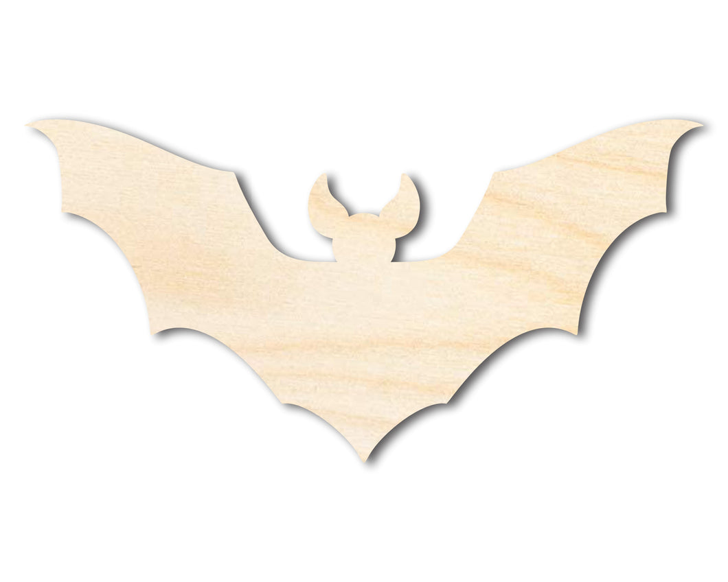 Bigger Better | Unfinished Wood Bat Shape |  DIY Craft Cutout