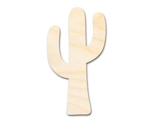 Bigger Better | Unfinished Wood Cactus Shape |  DIY Craft Cutout