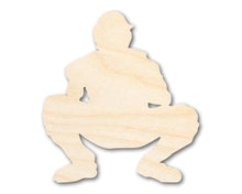 Load image into Gallery viewer, Bigger Better | Unfinished Wood Baseball Catch Shape | DIY Craft Cutout |
