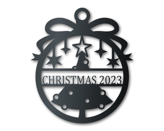 2023 LIMITED EDITION Custom Metal Christmas Tree Ornament | Indoor Outdoor | Up to 36