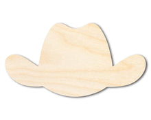 Load image into Gallery viewer, Bigger Better | Unfinished Wood Cowboy Hat Shape |  DIY Craft Cutout
