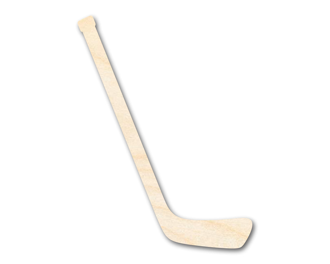Bigger Better | Unfinished Wood Hockey Stick Shape | DIY Craft Cutout |