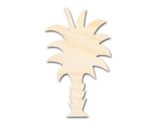 Load image into Gallery viewer, Bigger Better | Unfinished Wood Crafty Palm Tree Shape |  DIY Craft Cutout
