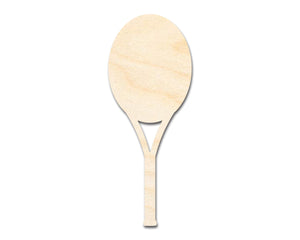 Bigger Better | Unfinished Wood Tennis Racket Shape | DIY Craft Cutout |