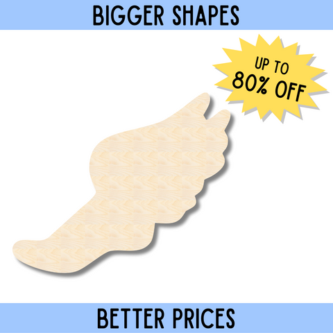 Bigger Better | Unfinished Track and Field Silhouette | DIY Craft Cutout |