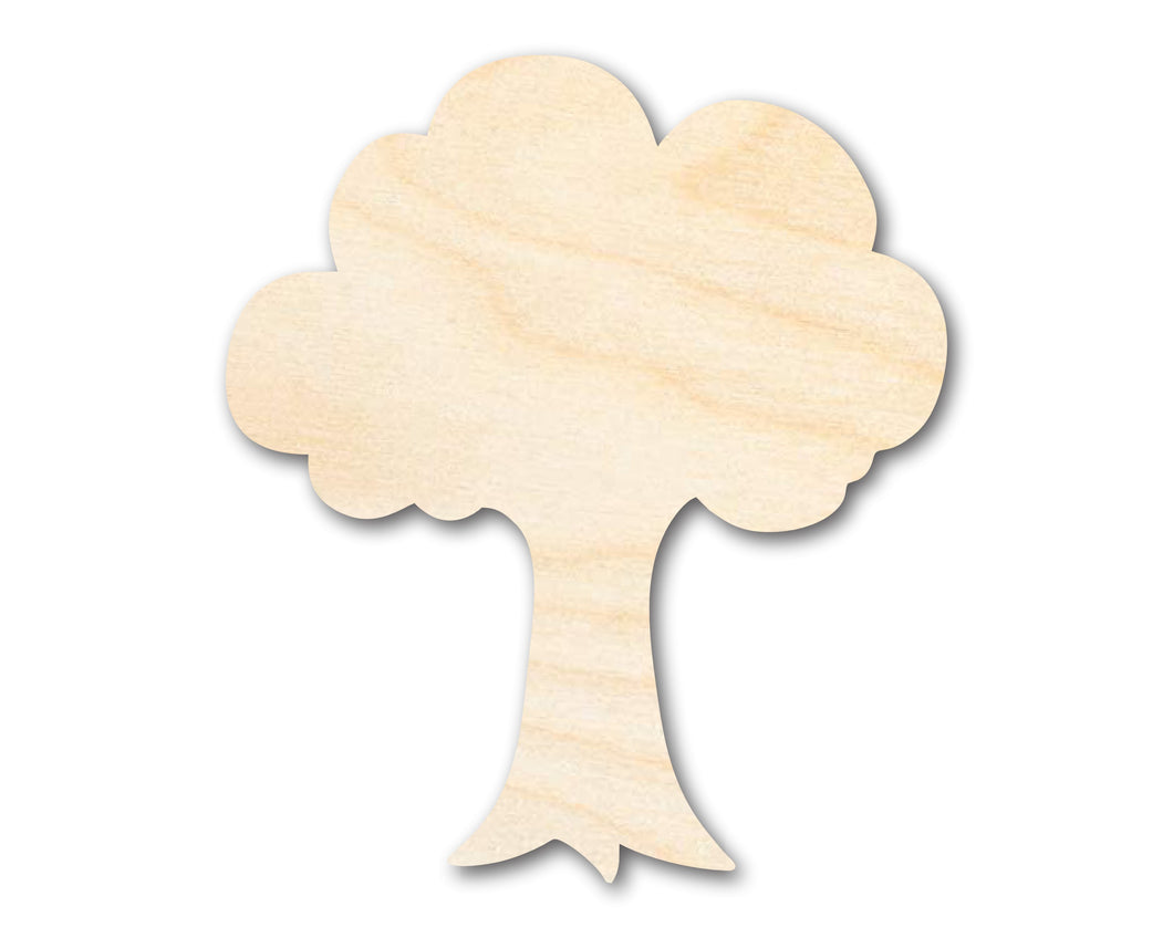 Bigger Better | Unfinished Wood Tree Shape |  DIY Craft Cutout