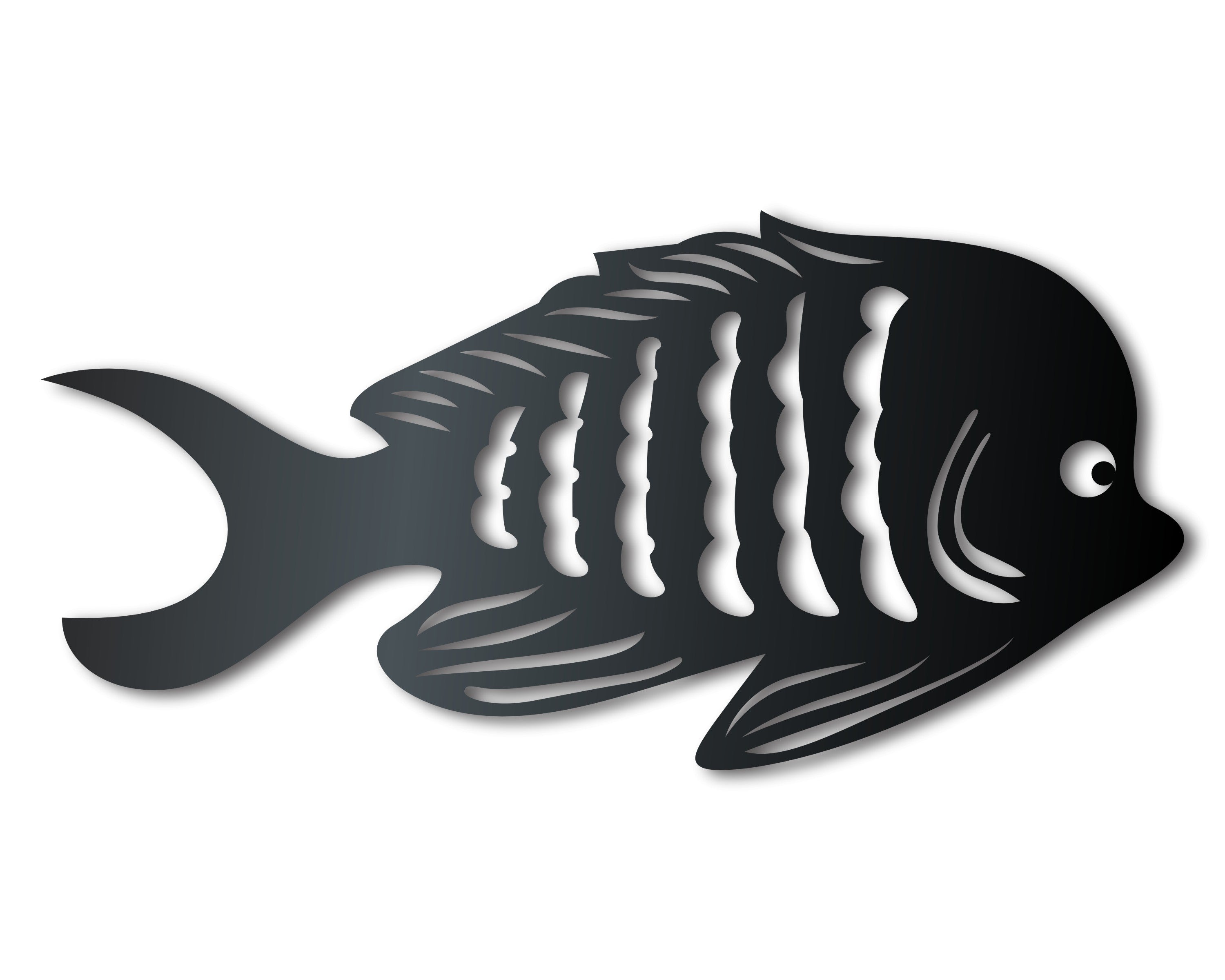 Metal Tropical Fish Sign | Indoor Outdoor | Up to 46